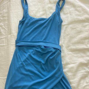 Aritzia Saturn Mini Dress in Blue
